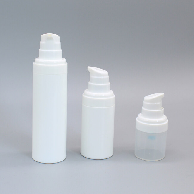  White Plastic Airless Pump Bottle DNAP-519