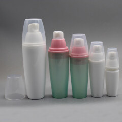 5ml 10ml 20ml 30ml 50ml Oval Shape PP Cosmetic Lotion Pump Bottle