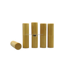 Wholesale Round Bamboo Lipstick Container  for Nail Care