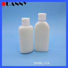 Main Product Hot Sale 100ml Flat Shoulder Pet Plastic Lotion Bottle For Cosmetic