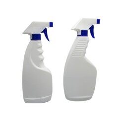 Custom White HDPE Plastic 500ml Tigger Spray Bottle for Cleaning