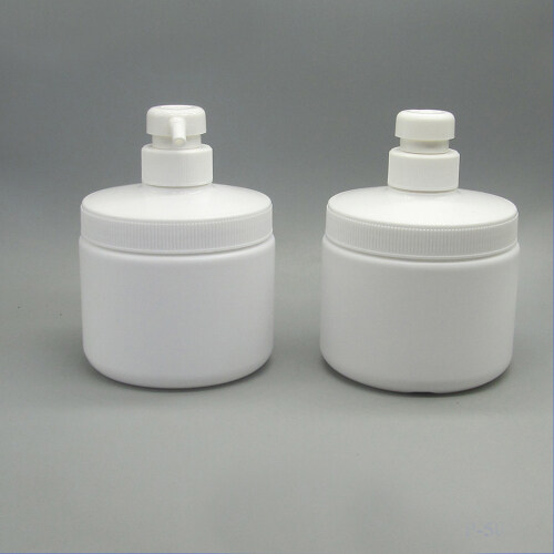  Round White Bottle of Lotion Pump DNLPE-501