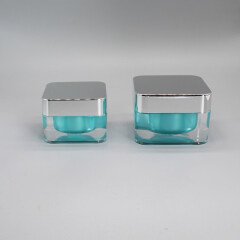 50g Luxury Square Acrylic Cosmetic Cream Jar DNJA-700