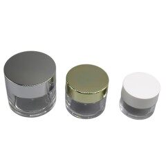 1oz Clear Round Acrylic Dip Powder Jar Container for Nail