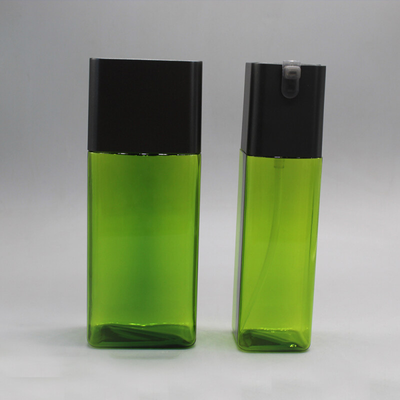 120ml 200ml  empty green bottles for a facial toner Plastic Toner Bottle