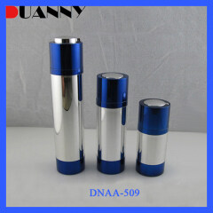 15ml 30ml 50ml Silver Rotary Cosmetic Bottle Packaging for Skin Care