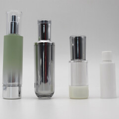 DNAA-521E Duannypack 15ml 30ml 50ml acrylic double wall luxury refillable cosmetic packaging refillable airless bottle