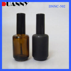 Personal Care Amber Glass Nail Polish Bottles with Brush Cap