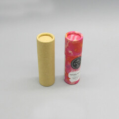 DNTL-521 Round Paper Lipstick Container Tube for Lip Care