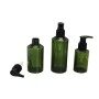 Eco Friendly 100ml 150ml 200ml 300ml 500ml Green PET Plastic Hair Product Cosmetic Containers with Pump