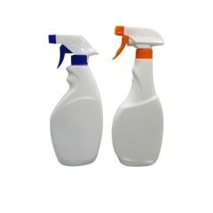 Custom White HDPE Plastic 500ml Tigger Spray Bottle for Cleaning