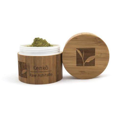 DNJW-500 Bamboo Round Cosmetic Jar with Glass Inner Jar