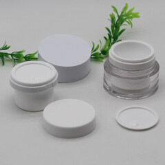 DNJA-601E  Refillable Acrylic Round Jar