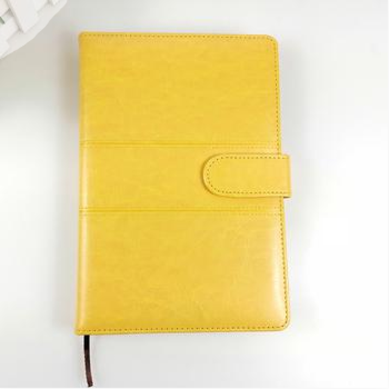 Wholesale Elegant Note Book Embossed Logo Custom Pu Leather Notebook Hardcover Diary with Buckle