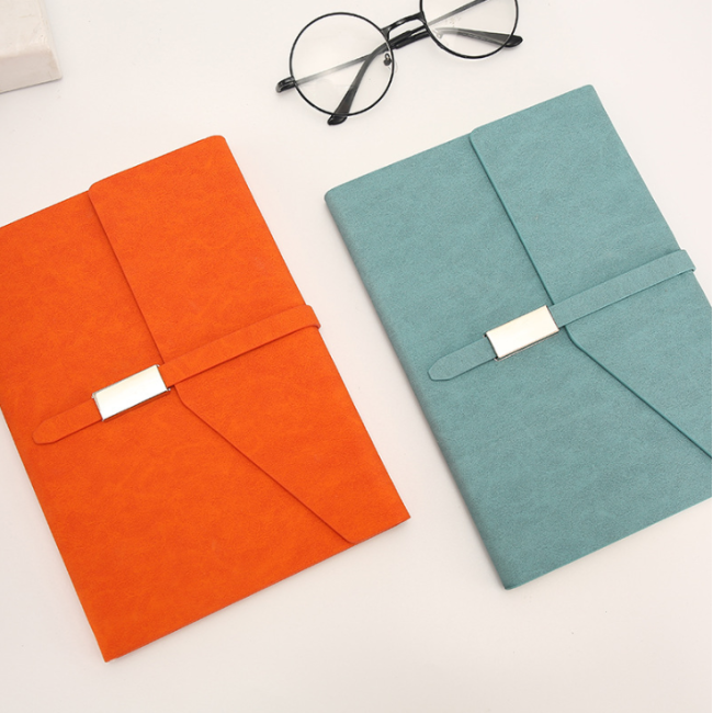 Three Fold PU Notebook