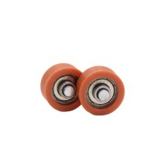 small plastic coated bearing v groove curtain pulley