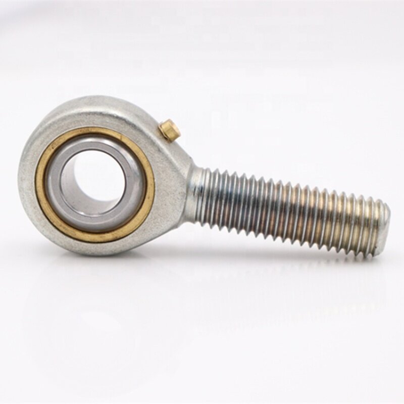 male thread steel on PTEE-metallic Self-lubricating rod end bearing SA12T/K