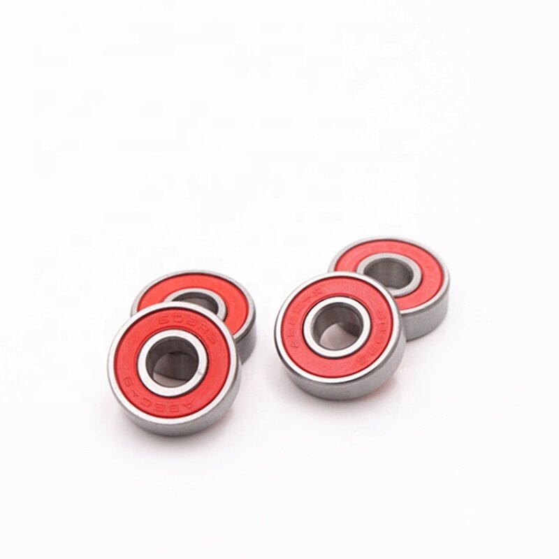 ABEC-9 High precision ABEC 9 red rubber seal 608-2rs skateboard bearings 608 rs 2RS bearing