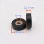 608 ball bearing wheel coated plastic bearing window pulley