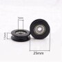 8-34-9.5mm small sliding door nylon wheels nylon pulley carbon wheels