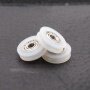Size 4*18*5mm U groove nylon roller wheel bearing 604zz clothesline pulley