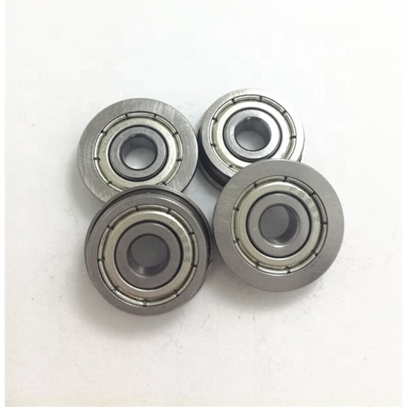 6*13*5mm miniature bearing F686z deep groove ball bearing f686zz with flanged outer rings