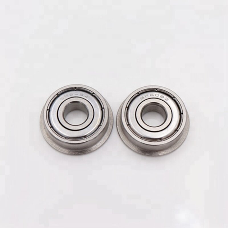 stainless steel 608 bearing dimensions F608 flange deep groove ball bearing SF608zz bearing size 8*22*7mm
