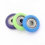 RMO colorful pulley wheel bearing roller nylon ball bearing pulley roller for sliding door cabinet window