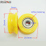 small bearing puller 695zz sliding door pulley u groove nylon roller wheel