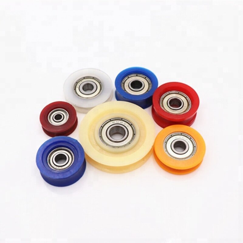 625 626 608 696 6201 bearing white nylon pulley sliding door roller bearing with plastic oem pulley wheels