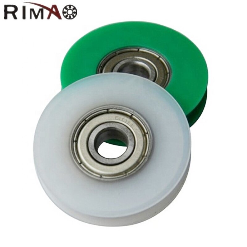 door and window pulley plastic nylon pulley wheel with bearing pulley nylon roller for sliding gate