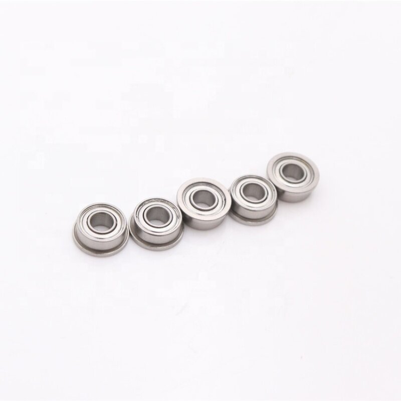 4*11*4 small miniature steel stainless steel F694 flange deep groove ball bearing