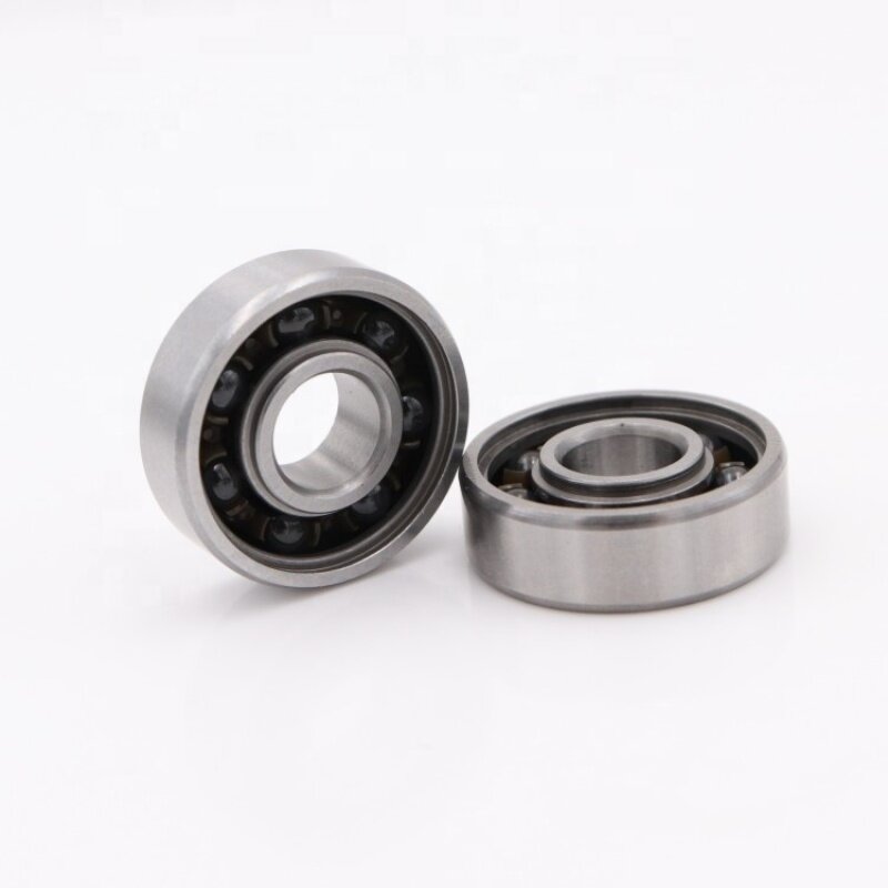 Stainless steel 608ZZ hybrid ceramic ball bearing 608 2rs SI3N4 ceramic bearing with black ball 8*22*7mm