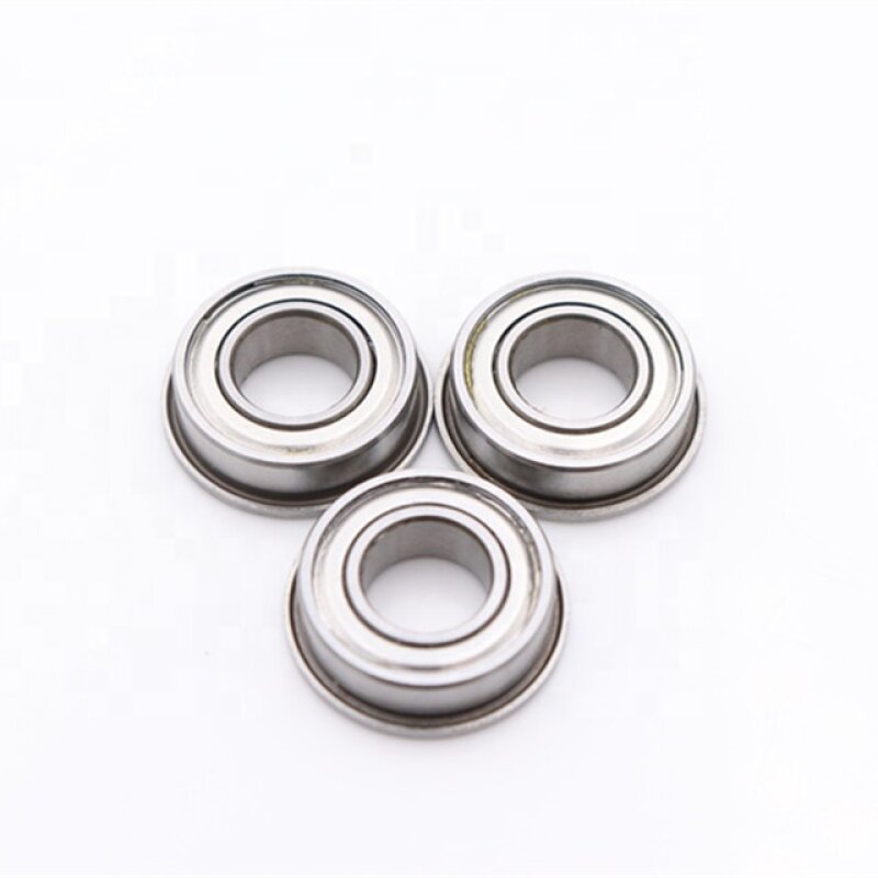 20pcs Flange sealed F6802 2RS F6802ZZ deep groove ball bearing F6802 LLU ball bearing with size 15*24*5 mm