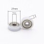 627 bearing flat nylon pulley small pulley price plastic pulley wheel for inline skates