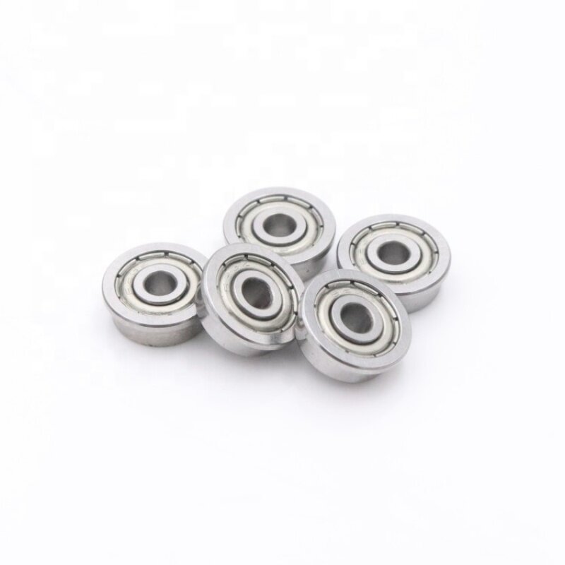 small steel bearing F692 Miniature f692z flanged ball bearing