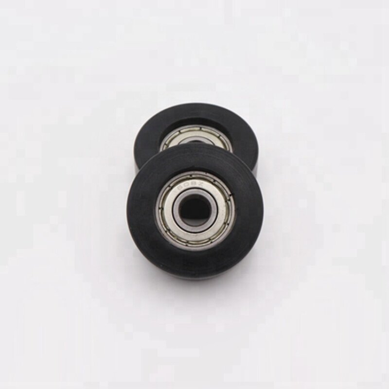 608 ball bearing wheel coated plastic bearing window pulley