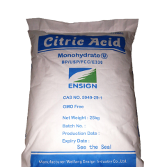 acide citrique monohydraté/acide citrique anhydre/citrate de sodium