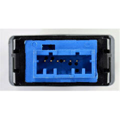 power window switch  X7V8601021  For  PEUGEOT 206SAMANDLight  orange or blue6 Pin