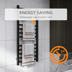 EVIA EV-220 Bathroom Modern Towel Radiator Wall Mounted Electric Heated Towel Rack