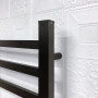 EVIA EV-130 Modern Bathroom Electric Black Towel Rack Wall Mounted