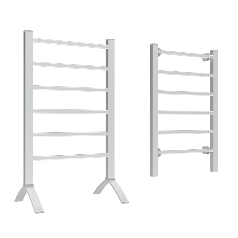 EVIA EV-100 Wall Mounted And Freestanding Electric Heated Towel Rail
