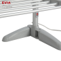 EVIA Haushalt beheizter Wäscheständer klappbarer 3-stufiger elektrischer Wäscheständer