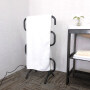 EVIA EV-100-S Freestanding Towel Warmer Black Heated Towel Rail Electric Bathroom