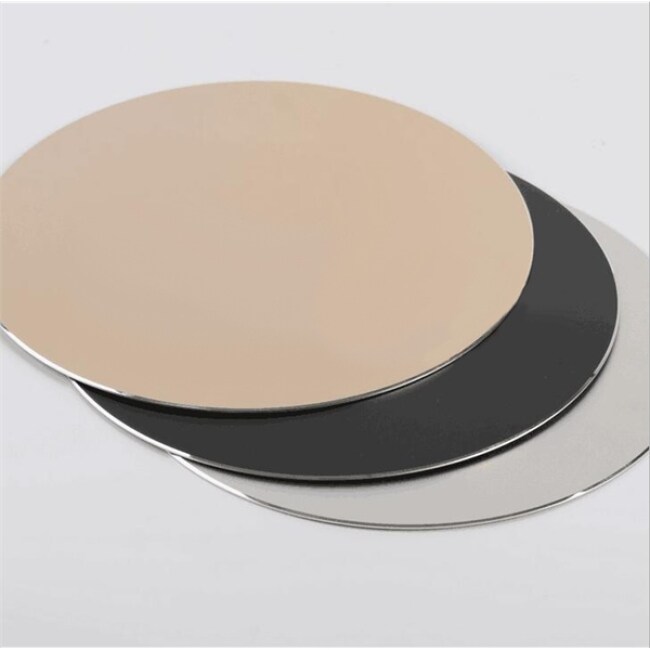 Two-sided aluminum mouse pad