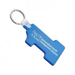 Soft Squeezable Key Tag - Number One Shaped