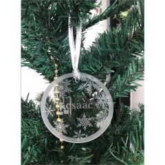 Round Crystal Ornament