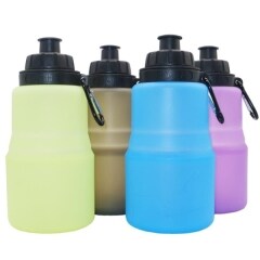 Sports Silicone Water Bottle Collapsible Travel Fitness