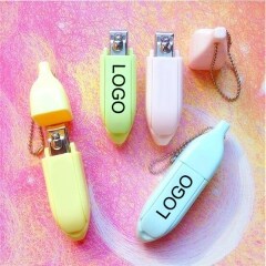 Fresh,lovely, colorful, Safe nail clippers of banana shape