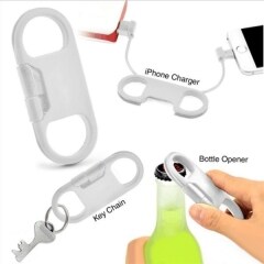 USB Charge Cable with Bottle Opener
